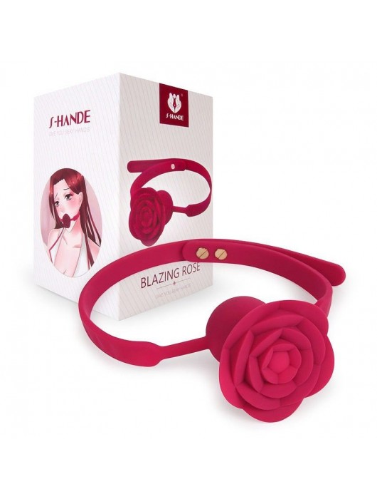 Розовый виброкляп Blazing Rose - S-HANDE - купить с доставкой во Владимире