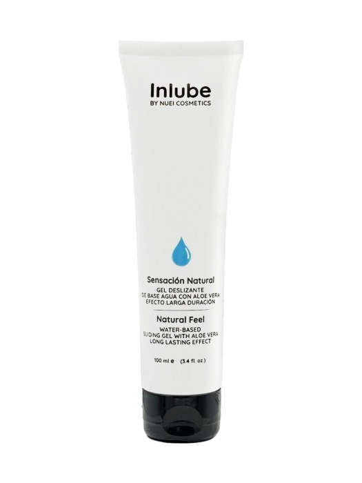 Интимный лубрикант с алоэ вера Inlube Natural Feel - 100 мл. - Nuei cosmetics - купить с доставкой во Владимире
