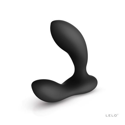 Чёрный перезаряжаемый стимулятор простаты Bruno Black - Lelo - во Владимире купить с доставкой