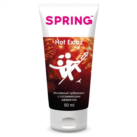 Согревающие интимный лубрикант Spring Hot Extaz - 50 мл. - SPRING - купить с доставкой во Владимире