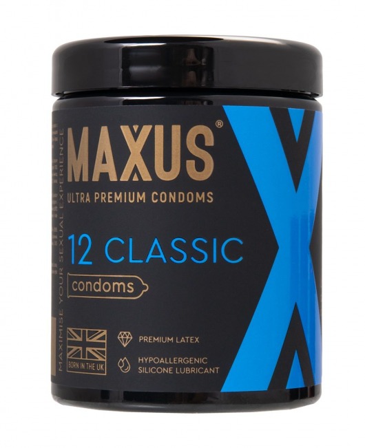 Классические презервативы MAXUS Classic - 12 шт. - Maxus - купить с доставкой во Владимире