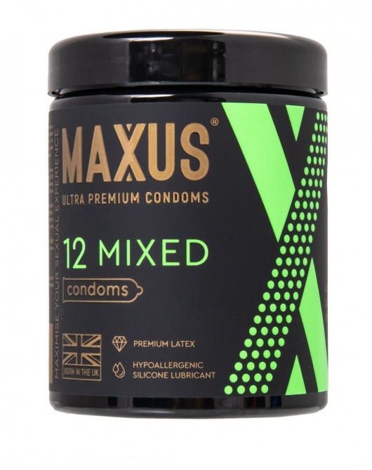 Презервативы MAXUS Mixed - 12 шт. - Maxus - купить с доставкой во Владимире