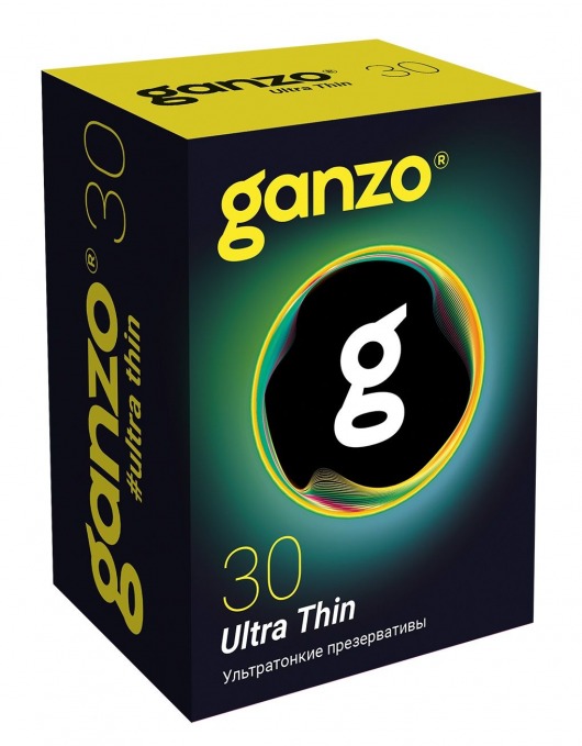 Супертонкие презервативы Ganzo Ultra thin - 30 шт. - Ganzo - купить с доставкой во Владимире