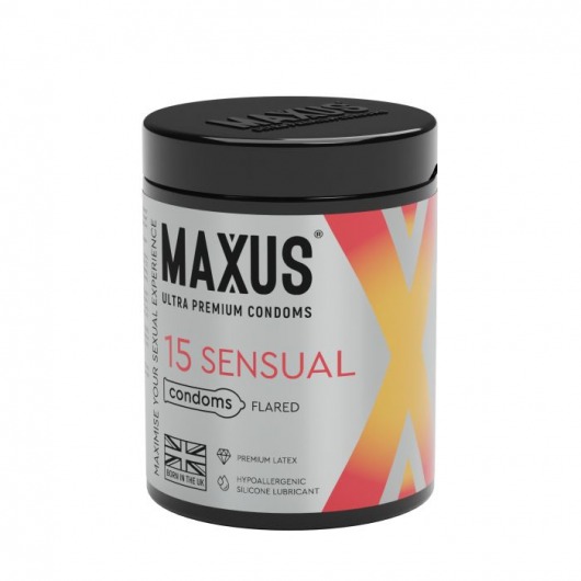 Анатомические презервативы MAXUS Sensual - 15 шт. - Maxus - купить с доставкой во Владимире