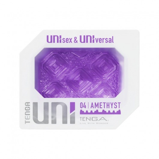 Фиолетовый мастурбатор-стимулятор Tenga Uni Amethyst - Tenga - во Владимире купить с доставкой