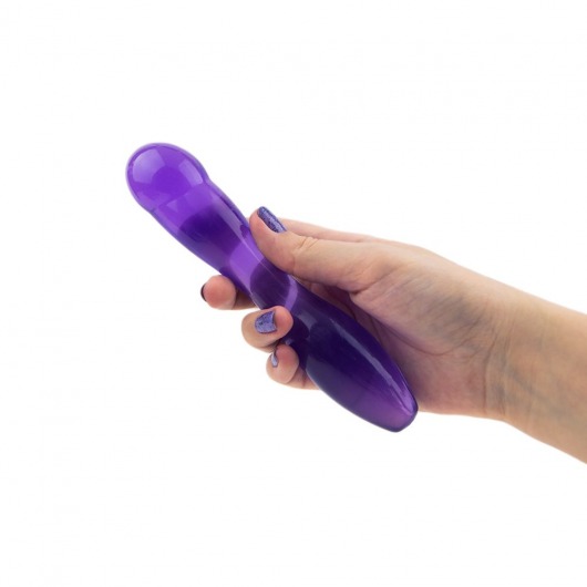 Фиолетовый двусторонний стимулятор «Хитрец» - 17,5 см. - Интимная жизнь