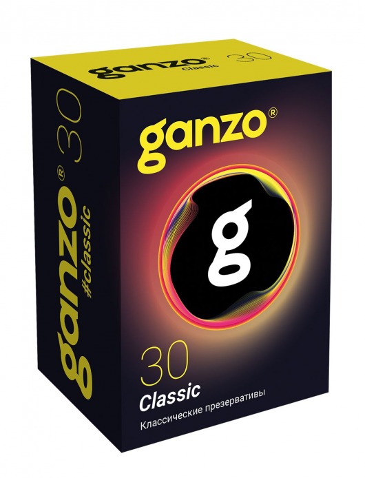 Классические презервативы с обильной смазкой Ganzo Classic - 30 шт. - Ganzo - купить с доставкой во Владимире