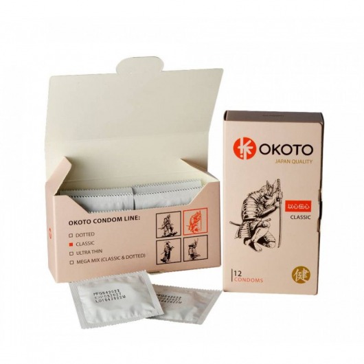 Презервативы OKOTO Classic - 12 шт. - Sitabella - купить с доставкой во Владимире