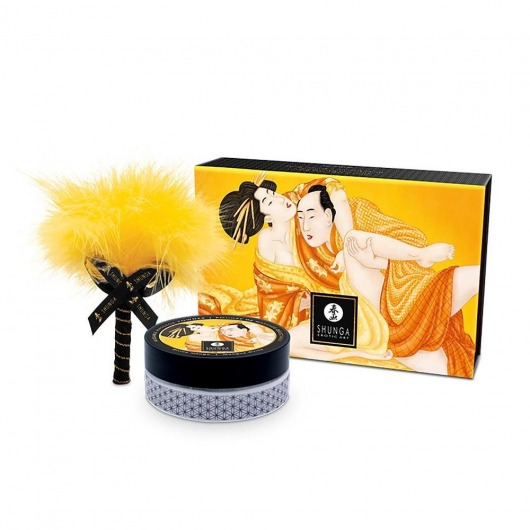 Массажная пудра с ароматом манго Luscious Mango - Shunga - купить с доставкой во Владимире