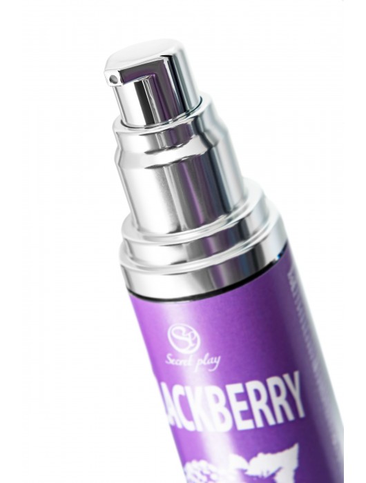 Массажное масло 2-в-1 Blackberry Hot Effect с разогревающим эффектом и вкусом ежевики - 50 мл. - Secret Play - купить с доставкой во Владимире