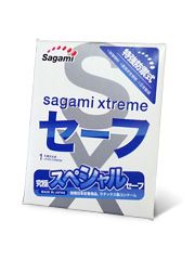 Презерватив Sagami Xtreme Ultrasafe с двойным количеством смазки - 1 шт. - Sagami - купить с доставкой во Владимире