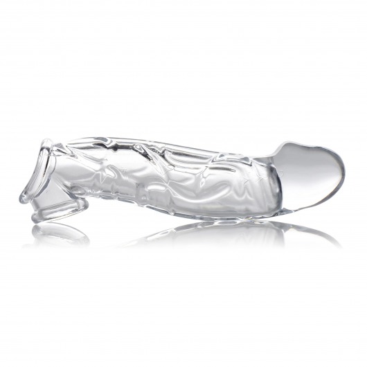 Прозрачная насадка для увеличения члена 2 Inch Clear Extender Sleeve - XR Brands - во Владимире купить с доставкой