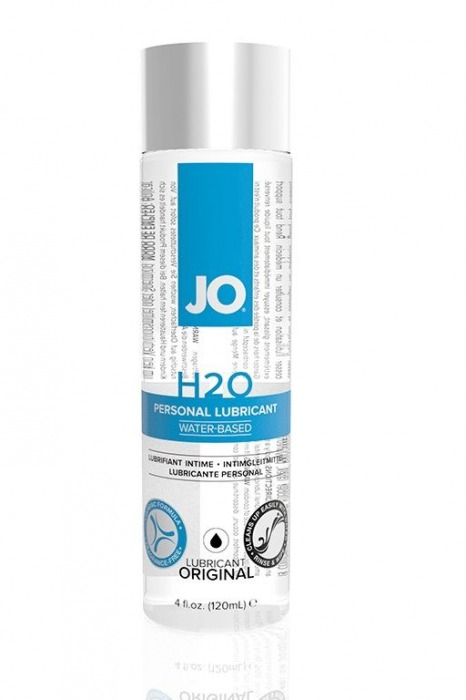 Нейтральный лубрикант на водной основе JO Personal Lubricant H2O - 120 мл. - System JO - купить с доставкой во Владимире