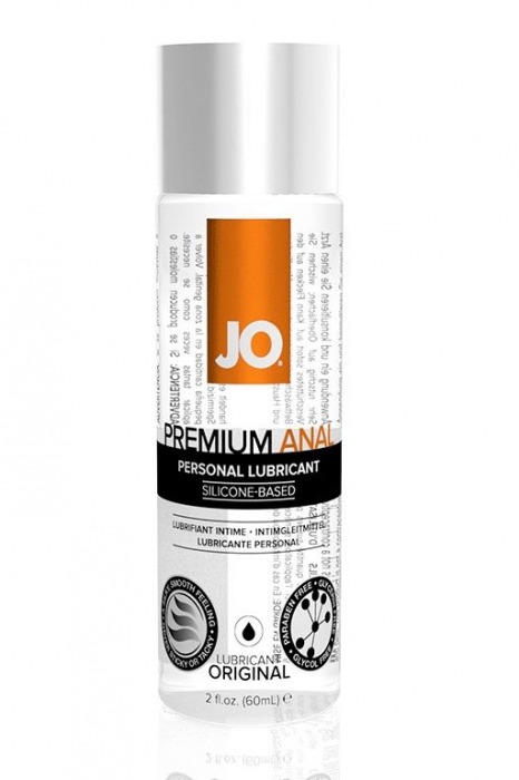 Анальный лубрикант на силиконовой основе JO Anal Premium - 60 мл. - System JO - купить с доставкой во Владимире