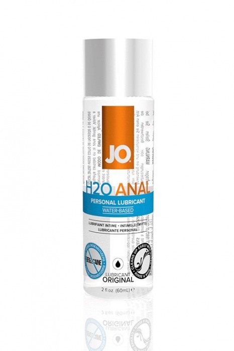 Анальный лубрикант на водной основе JO Anal H2O - 60 мл. - System JO - купить с доставкой во Владимире