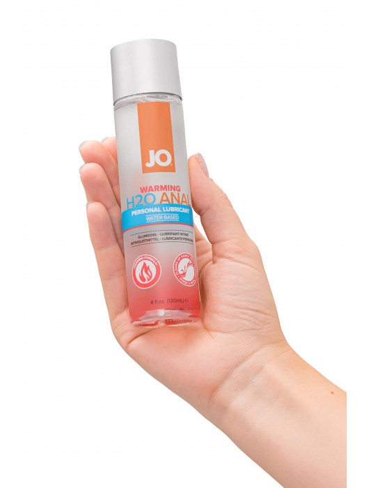 Анальный согревающий лубрикант на водной основе JO Anal H2O Warming - 120 мл. - System JO - купить с доставкой во Владимире
