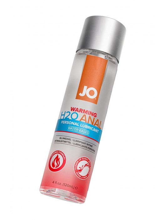 Анальный согревающий лубрикант на водной основе JO Anal H2O Warming - 120 мл. - System JO - купить с доставкой во Владимире