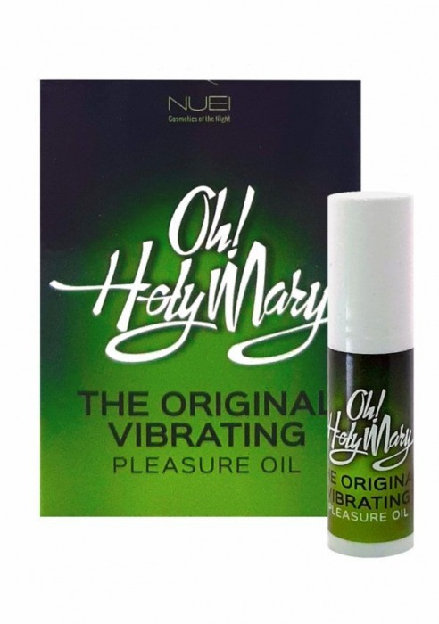 Масло унисекс с эффектом вибрации Oh! Holy Mary - 6 мл. - Nuei cosmetics - купить с доставкой во Владимире
