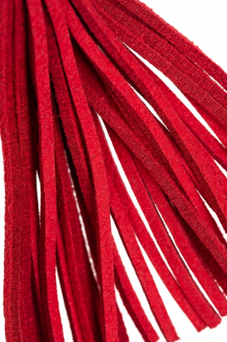 Зажимы на соски «Вилки» с красными кисточками из замши - Pecado - купить с доставкой во Владимире