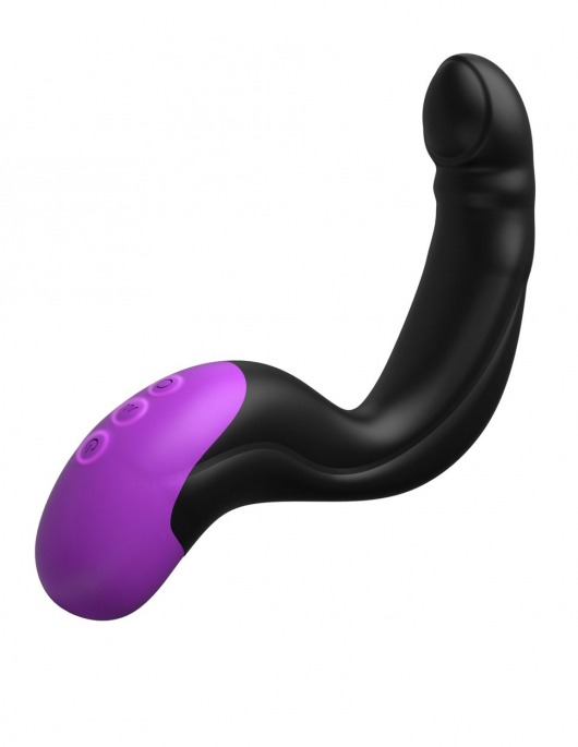 Черно-фиолетовый вибромассажёр простаты Hyper-Pulse P-Spot Massager - Pipedream - во Владимире купить с доставкой