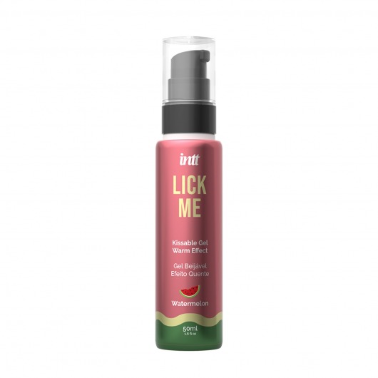 Гель Lick Me с согревающим эффектом и ароматом арбуза - 50 мл. - INTT - купить с доставкой во Владимире