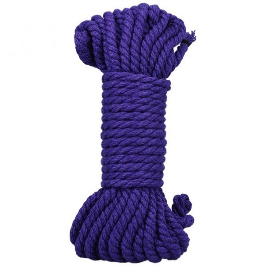 Фиолетовая верёвка для связывания и фиксации Bind Tie - 9,14 м. - Doc Johnson - купить с доставкой во Владимире
