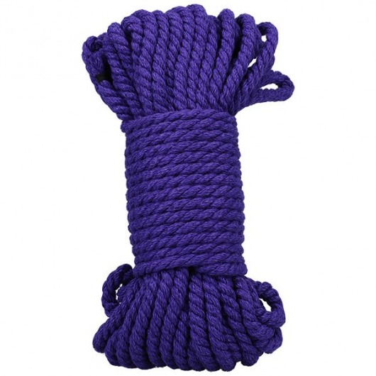 Фиолетовая верёвка для связывания и фиксации Bind Tie - 15,24 м. - Doc Johnson - купить с доставкой во Владимире