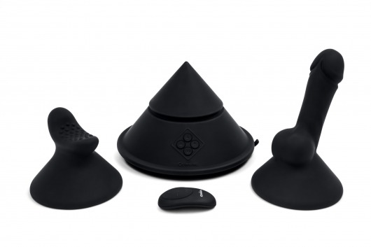 Конусный вибромассажер Cowgirl Cone с 2 насадками - CowGirl - купить с доставкой во Владимире