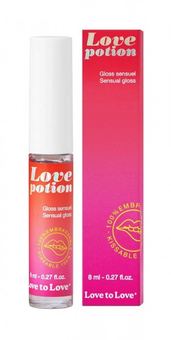 Возбуждающий блеск для губ Love Potion - 8 мл. - Love to Love - купить с доставкой во Владимире