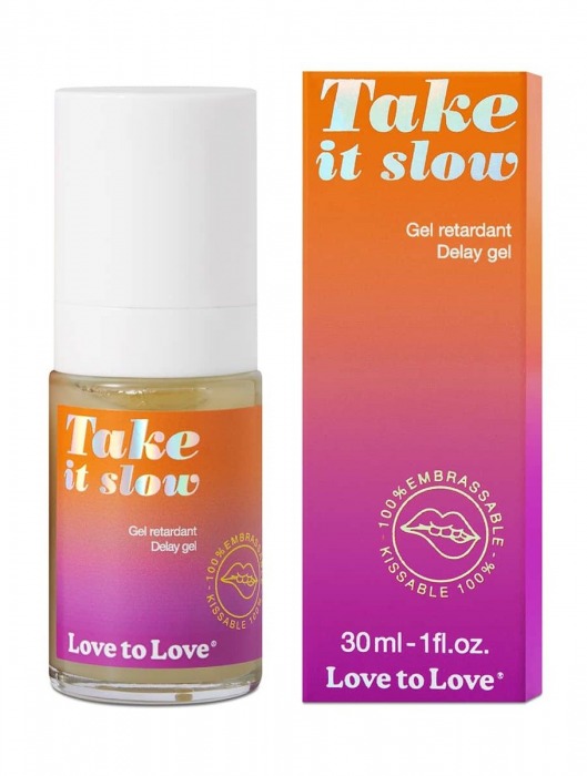 Пролонгирующий гель для мужчин Take It Slow - 30 мл. - Love to Love - купить с доставкой во Владимире