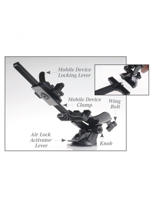 Перезаряжаемый мастурбатор-вагина с держателем для мобильных устройств Extreme Toyz Me - Pipedream - во Владимире купить с доставкой