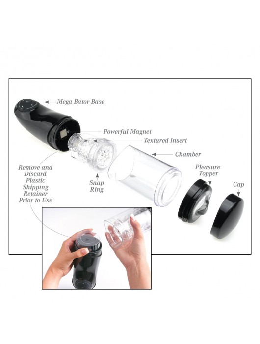 Перезаряжаемый мастурбатор-вагина с держателем для мобильных устройств Extreme Toyz Me - Pipedream - во Владимире купить с доставкой