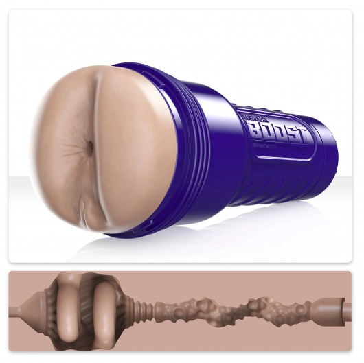 Телесный мастурбатор-анус Fleshlight Boost Blast Female - Fleshlight - во Владимире купить с доставкой