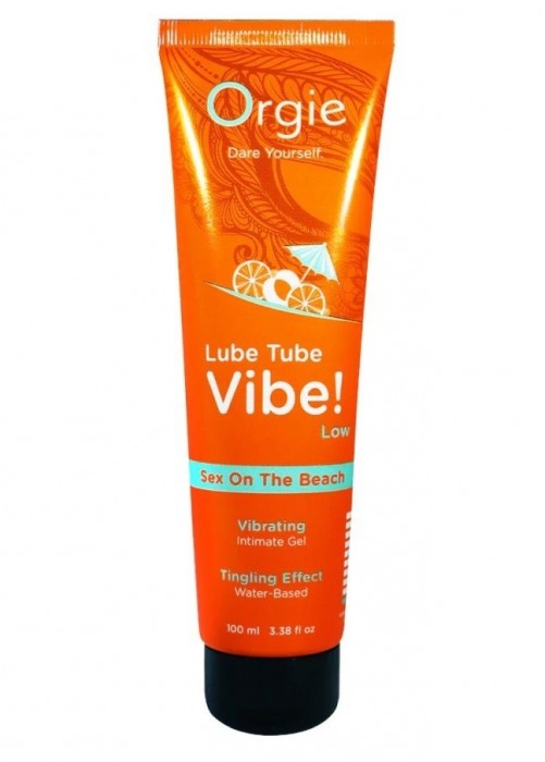 Гель с эффектом вибрации Lube Tube Vibe Low Sex On The Beach - 100 мл. - ORGIE - купить с доставкой во Владимире