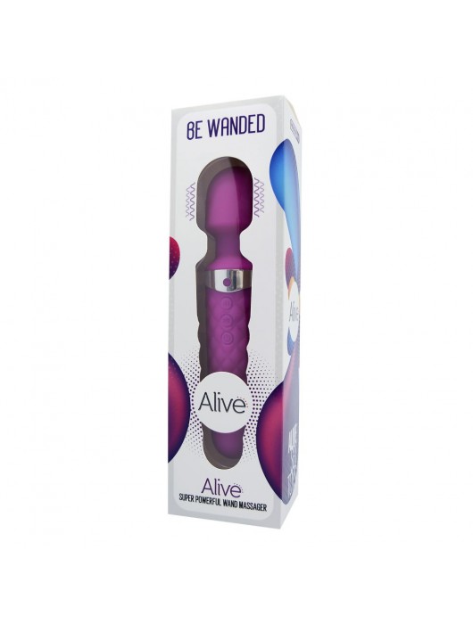 Фиолетовый wand-вибратор Be Wanded - 20 см. - Adrien Lastic