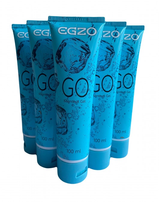 Набор из 5 пролонгирующих лубрикантов на водной основе Egzo Go (по 100 мл.) - EGZO - купить с доставкой во Владимире
