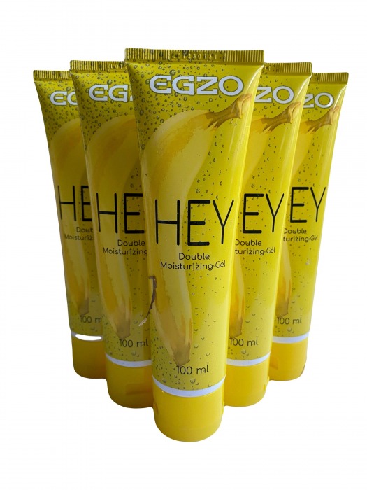 Набор из 5 анальных лубрикантов на водной основе Egzo Hey (по 100 мл.) - EGZO - купить с доставкой во Владимире