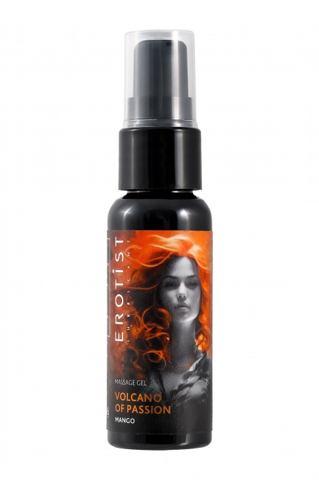 Гель с эффектом вибрации Volcano Of Passion со вкусом манго - 25 мл. - Erotist Lubricants - купить с доставкой во Владимире