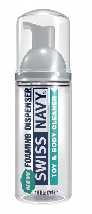 Очищающая пенка для игрушек и тела Toy   Body Cleaner Foamer - 47 мл. - Swiss navy - купить с доставкой во Владимире