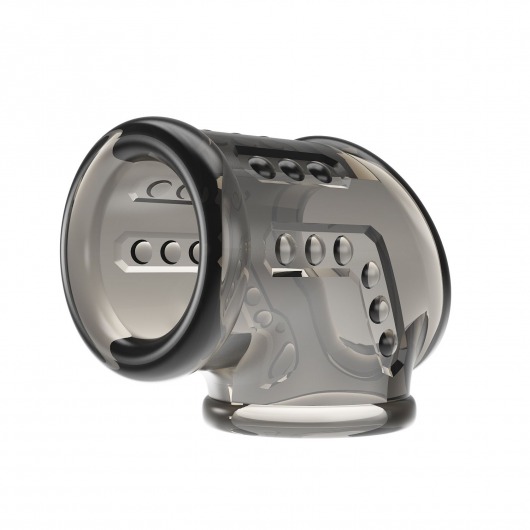 Дымчатая насадка на пенис и мошонку - Baile - во Владимире купить с доставкой