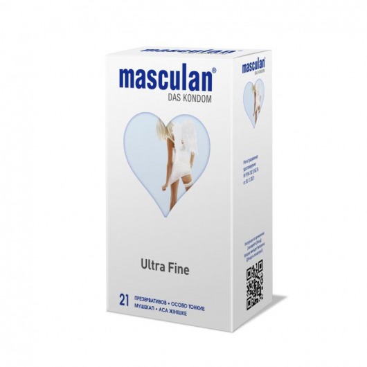 Особо тонкие презервативы Masculan Ultra Fine - 21 шт. - Masculan - купить с доставкой во Владимире