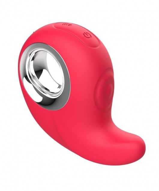 Красный клиторальный массажер с функцией постукивания - Secwell во Владимире Красный клиторальный массажер с функцией постукивания - Secwell