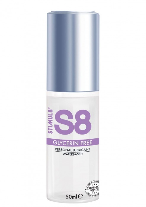 Лубрикант на водной основе S8 Glycerin Free без глицерина - 50 мл. - Stimul8 - купить с доставкой во Владимире