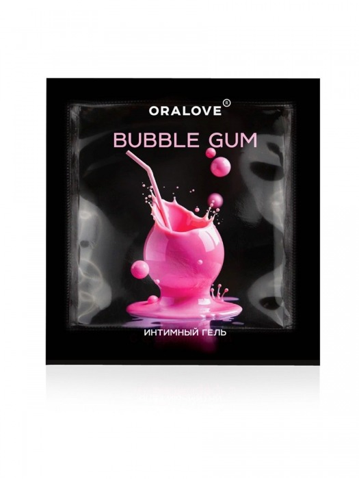 Саше съедобной оральной смазки OraLove с ароматом бабл-гам - 3 гр. - Биоритм - купить с доставкой во Владимире