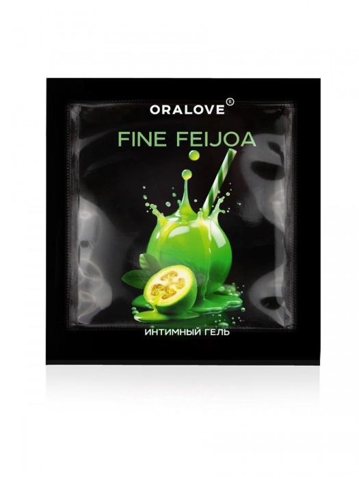Саше съедобной оральной смазки OraLove с ароматом фейхоа - 3 гр. - Биоритм - купить с доставкой во Владимире