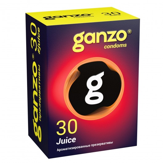 Ароматизированные презервативы Ganzo Juice - 30 шт. - Ganzo - купить с доставкой во Владимире Ароматизированные презервативы Ganzo Juice - 30 шт. - Ganzo - купить с доставкой во Владимире