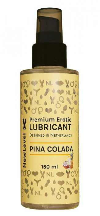 Ароматизированный лубрикант на водной основе NewLevel Pina Colada - 150 мл. - NewLevel - купить с доставкой во Владимире