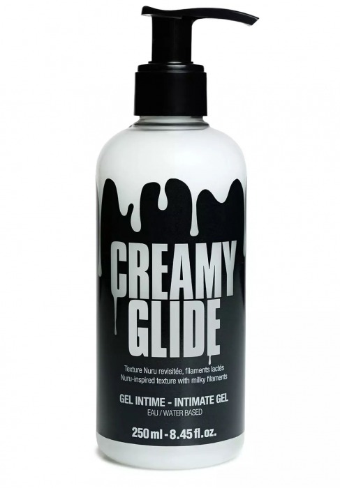 Лубрикант на водной основе Creamy Glide с консистенцией спермы - 250 мл. - Strap-on-me - купить с доставкой во Владимире
