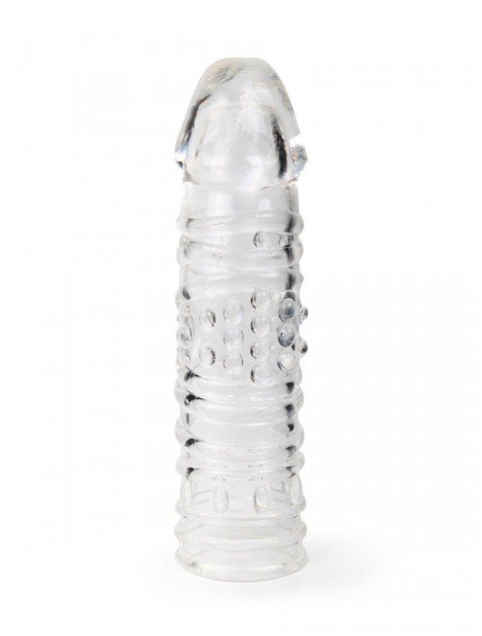 Прозрачная закрытая насадка на пенис - 17 см. - Sex Expert - во Владимире купить с доставкой