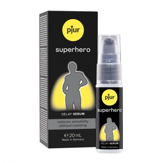 Пролонгатор-сыворотка pjur Superhero Delay Serum - 20 мл. - Pjur - купить с доставкой во Владимире